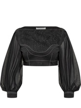 Top Crop in Voile with Stitching - Philosophy Di Lorenzo Serafini | Lidia Shopping