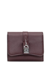 Stella McCartney Portafoglio Lock in Bordeaux - Accessori Donna | Lidia Shopping