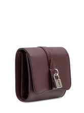 Stella McCartney Portafoglio Lock in Bordeaux - Accessori Donna | Lidia Shopping
