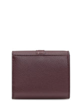Stella McCartney Portafoglio Lock in Bordeaux - Accessori Donna | Lidia Shopping