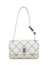 Borsa a Tracolla Doppia in Pelle Trapuntata - Borse A Spalla Donna | Lidia Shopping