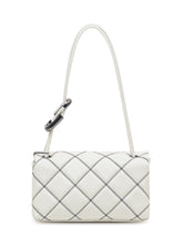 Borsa a Tracolla Doppia in Pelle Trapuntata - Borse A Spalla Donna | Lidia Shopping