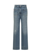 Victoria Beckham Wide Leg Jeans in Vintage Denim - Collezione Happy Birthday | Lidia Shopping