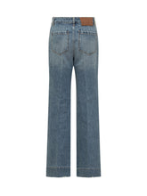 Victoria Beckham Wide Leg Jeans in Vintage Denim - Collezione Happy Birthday | Lidia Shopping