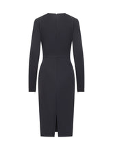 VICTORIA BECKHAM - Abito T-Shirt - Blu - LIDIASHOPPING® - Official Website