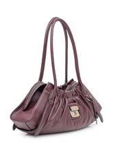 Borsa Marc Jacobs The Satchel in Pelle Bordeaux - Borse A Spalla Donna | Lidia Shopping