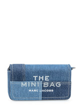 Borsa Marc Jacobs The Mini Bag in Denim Patchwork - Borse A Mano Donna | Lidia Shopping