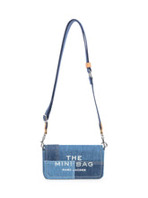 Borsa Marc Jacobs The Mini Bag in Denim Patchwork - Borse A Mano Donna | Lidia Shopping