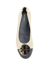 Tory Burch Bicolor Ballet Flats with Metal Logo - Collezione Happy Birthday | Lidia Shopping