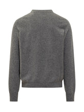 Grey Sweater with Dolce & Gabbana Logo - Collezione Happy Birthday | Lidia Shopping
