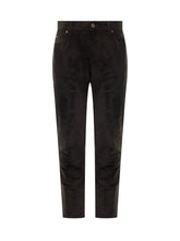 Dolce & Gabbana Men's Black Velvet Pants - Collezione Happy Birthday | Lidia Shopping