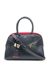 Ferragamo Hug Th Black Leather Bag - Collezione Happy Birthday | Lidia Shopping