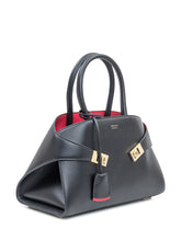 Ferragamo Hug Th Black Leather Bag - Collezione Happy Birthday | Lidia Shopping