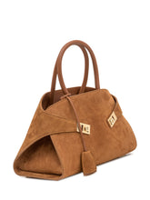 Ferragamo Brown Suede Handbag - Collezione Happy Birthday | Lidia Shopping