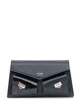 Ferragamo black leather bag with pockets - Collezione Happy Birthday | Lidia Shopping
