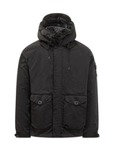 C.P. Company Black Nylon Hooded Jacket - C P Company | Lidia Shopping