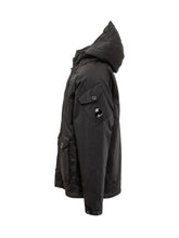 C.P. Company Black Nylon Hooded Jacket - C P Company | Lidia Shopping