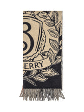 Burberry Wool Logo Scarf with Fringes - Burberry | Lidia Shopping