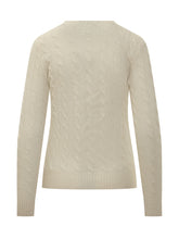 Maglioncino in Lana Treccia Crema Polo Ralph Lauren - Abbigliamento Donna | Lidia Shopping