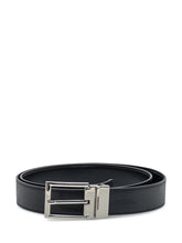 Dsquared2 Cintura Nera in Pelle con Fibbia Logo - Accessori Uomo | Lidia Shopping