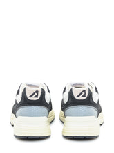 Autry Hyperway Low Black Leather and Mesh Sneakers - Autry | Lidia Shopping