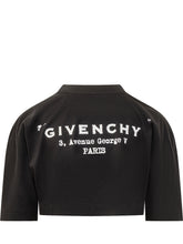 Givenchy Cropped Black T-shirt - Collezione Happy Birthday | Lidia Shopping