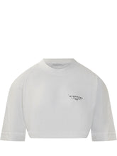 Givenchy Cropped White T-shirt - Collezione Happy Birthday | Lidia Shopping