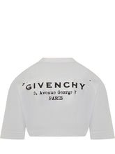 Givenchy Cropped White T-shirt - Collezione Happy Birthday | Lidia Shopping