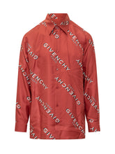 Red Silk Shirt with Givenchy Logo - Collezione Happy Birthday | Lidia Shopping