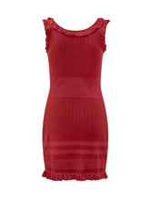 Ribbed Knit Mini Dress with Ruffles VERSACE - Collezione Happy Birthday | Lidia Shopping