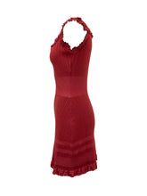 Ribbed Knit Mini Dress with Ruffles VERSACE - Collezione Happy Birthday | Lidia Shopping