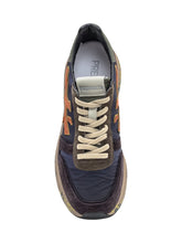 Premiata Sneakers in Pelle e Suede Blu e Marrone - Collezione Happy Birthday | Lidia Shopping