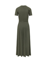Abito Victoria Beckham verde con arricciatura - Abbigliamento Donna | Lidia Shopping