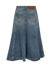 Victoria Beckham Flared Denim Skirt - Collezione Happy Birthday | Lidia Shopping