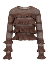 Zimmermann ruffled knit top - Collezione Happy Birthday | Lidia Shopping