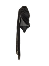 Asymmetric draped bodysuit Andamane - Collezione Happy Birthday | Lidia Shopping
