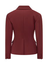 The Andamane double-breasted burgundy blazer - Collezione Happy Birthday | Lidia Shopping