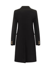 Tagliatore Black Double-Breasted Coat with Gold Buttons - Collezione Happy Birthday | Lidia Shopping