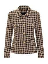 Tagliatore Houndstooth Double-Breasted Jacket with Gold Buttons - Collezione Happy Birthday | Lidia Shopping