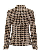 Tagliatore Houndstooth Double-Breasted Jacket with Gold Buttons - Collezione Happy Birthday | Lidia Shopping