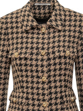 Tagliatore Houndstooth Double-Breasted Jacket with Gold Buttons - Collezione Happy Birthday | Lidia Shopping