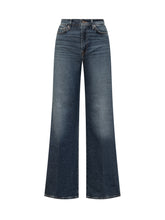 7 For All Mankind Dark Blue Flare Jeans - 7 For All Mankind | Lidia Shopping