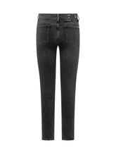 7 For All Mankind Faded Black Skinny Jeans - 7 For All Mankind | Lidia Shopping