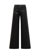 Jeans Neri a Gamba Ampia 7 For All Mankind - 7 For All Mankind | Lidia Shopping