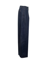 7 For All Mankind Jeans a Gamba Larga in Denim - 7 For All Mankind | Lidia Shopping