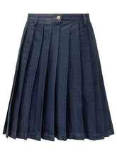 Gonna a Pieghe in Denim 7 For All Mankind - 7 For All Mankind | Lidia Shopping