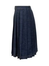 Gonna a Pieghe in Denim 7 For All Mankind - 7 For All Mankind | Lidia Shopping