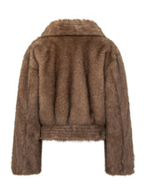 Stand Studio Brown Faux Fur Jacket - Collezione Happy Birthday | Lidia Shopping