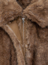 Stand Studio Brown Faux Fur Jacket - Collezione Happy Birthday | Lidia Shopping