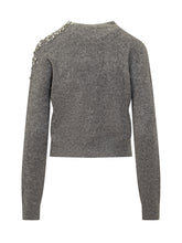 Seventy 19.70 Grey Cardigan with Jewel Embellishments - Collezione Happy Birthday | Lidia Shopping
